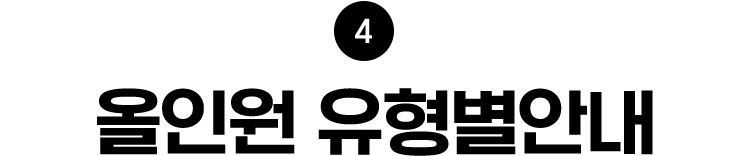 4. 올인원 유형별 안내