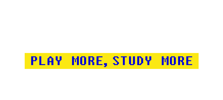 추석 잔소리는 이제 그만! PLAY MORE, STUDY MORE