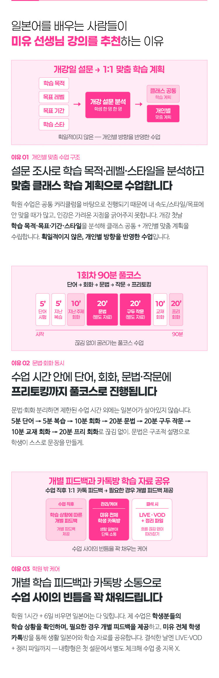 일본어를 배우는 사람들이 미유 선생님 강의를 적극 추천하는 이유