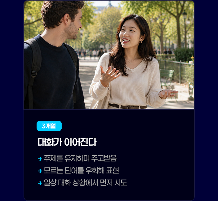 3개월 대화가 이어진다